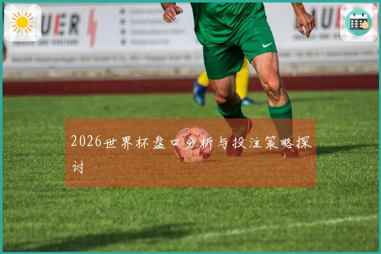 2026世界杯盘口分析与投注策略探讨
